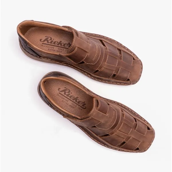 03078-25 Mens Fisherman Sandals Brown