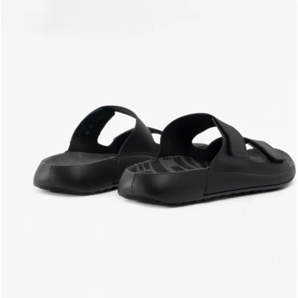 2ND COZMO Ladies Leather Mule Sandals Black