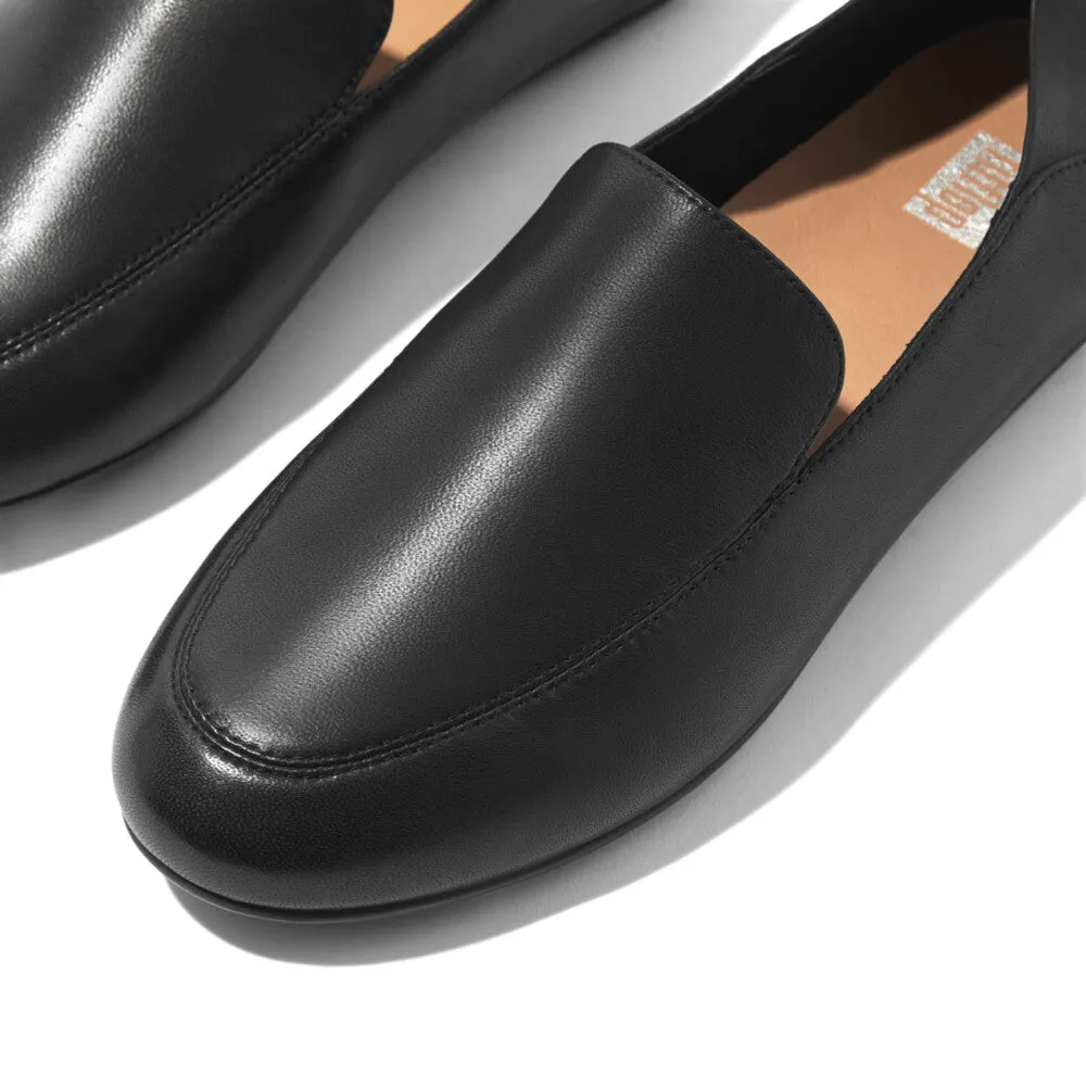 Allegro Leather Cali Loafer Flat in Black CLOSEOUTS