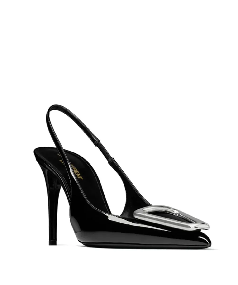 AVENUE 95MM PATENT-FINISH PUMPS