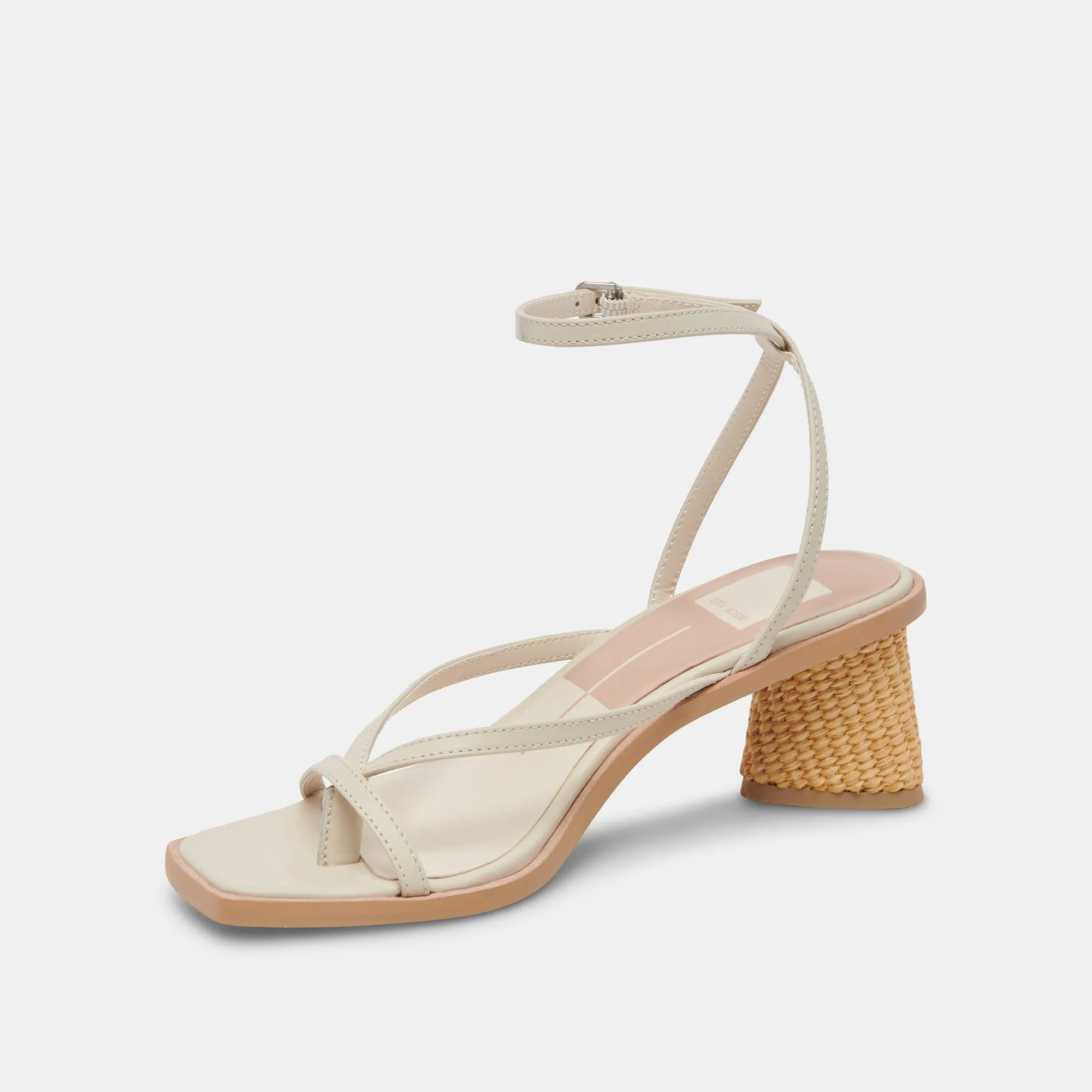 BANITA WIDE SANDALS IVORY LEATHER