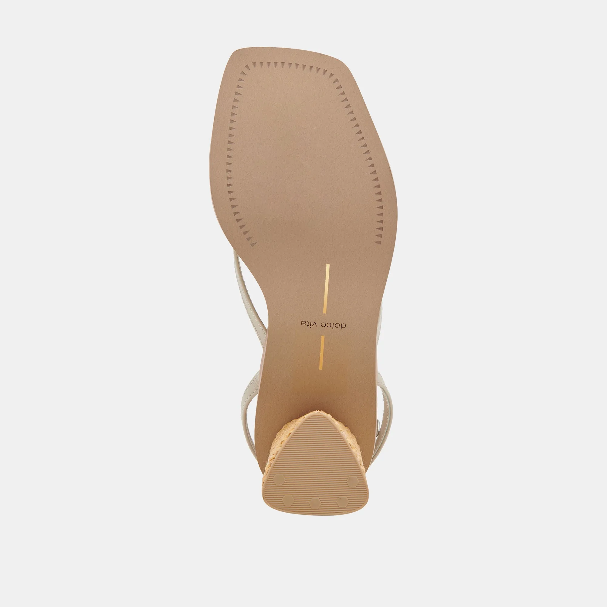 BANITA WIDE SANDALS IVORY LEATHER