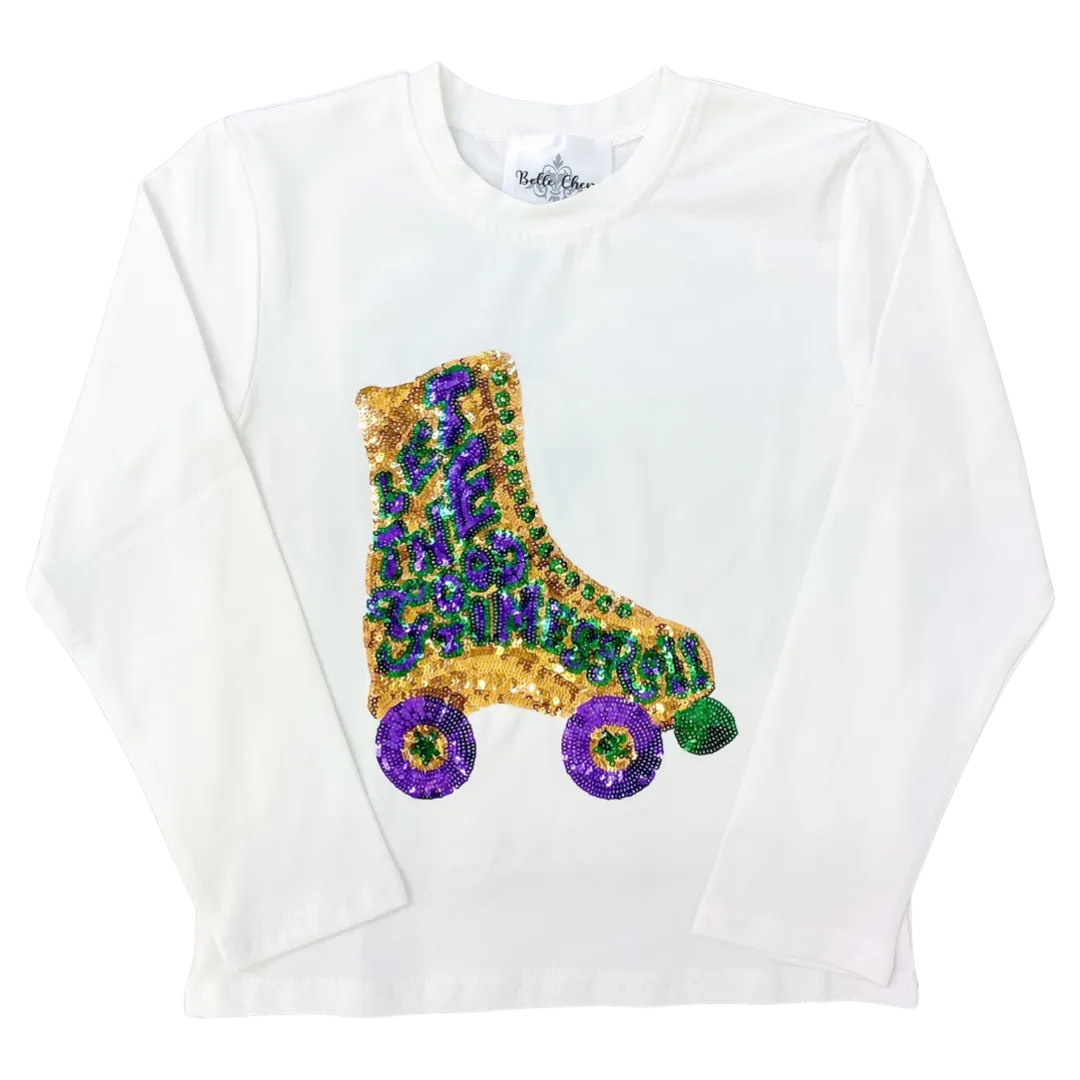 Belle Cher Sequin Top - Mardi Gras Skate