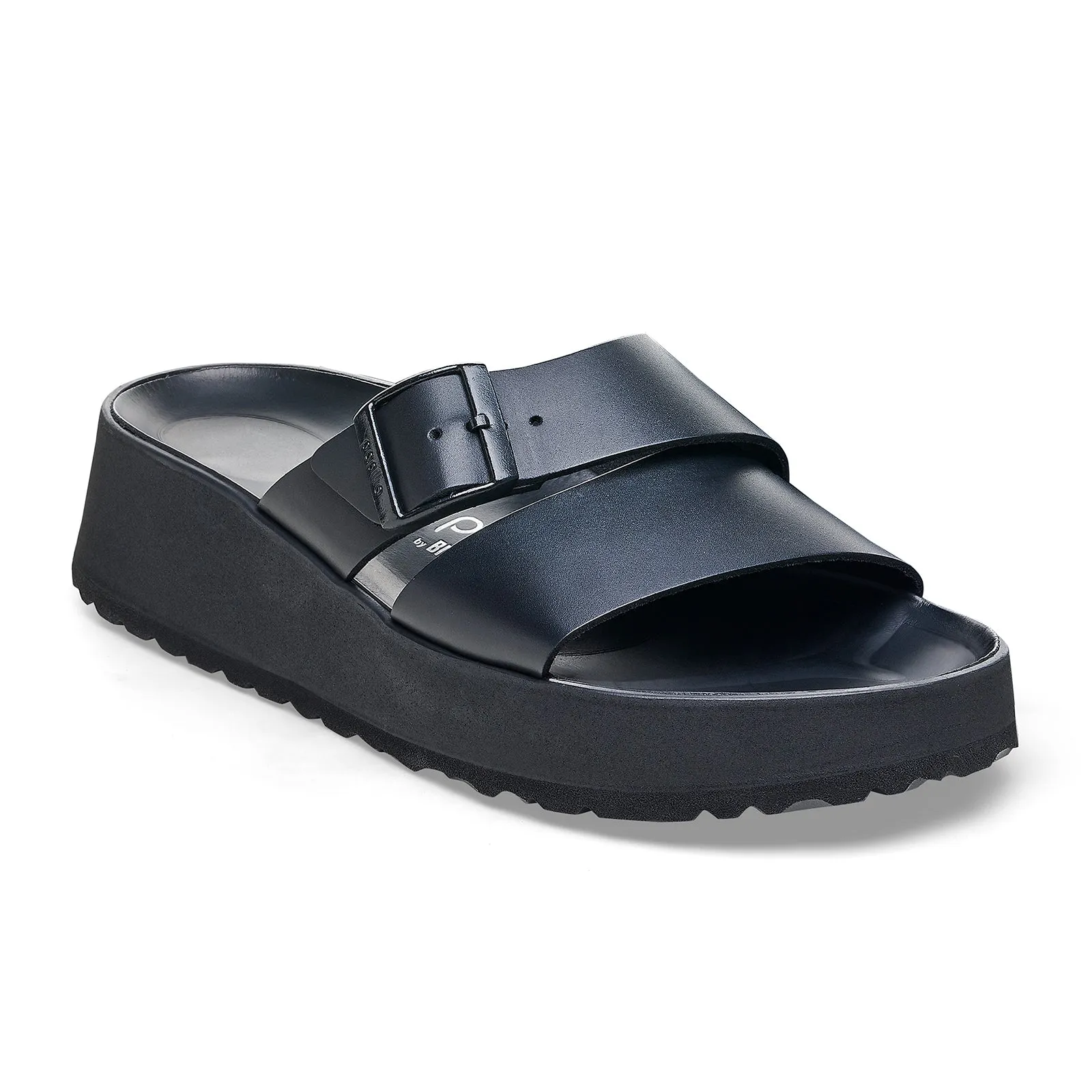 Birkenstock Almina Slide Sandal (Women) - Black Leather