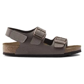 Birkenstock GS (Grade School) Milano Mocha Nubuck Velcro