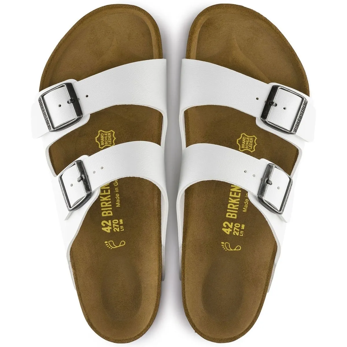 Birkenstock Women's Arizona Birko-Flor White