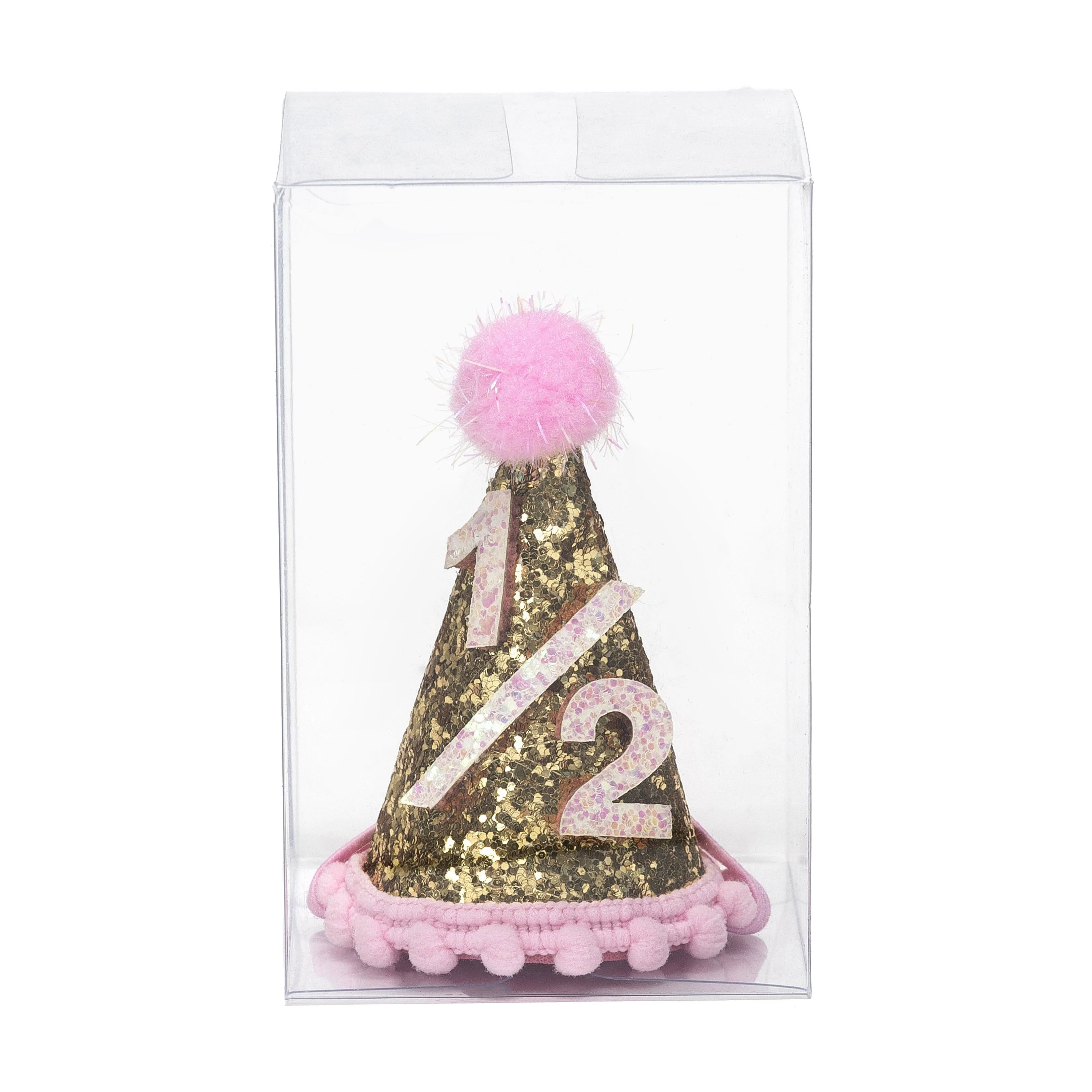 Birthday Party Hat - Gold Glitter