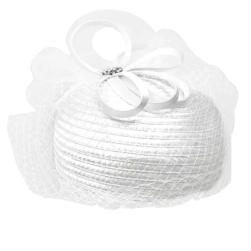 Bow Mesh Dressy Hat