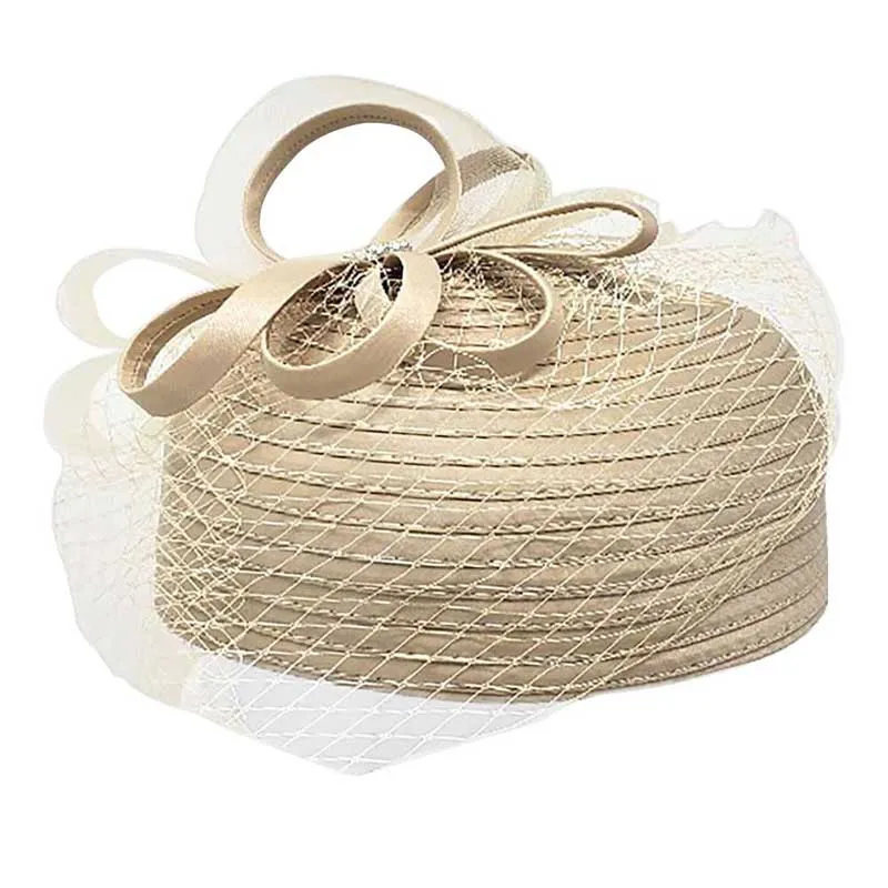 Bow Mesh Dressy Hat