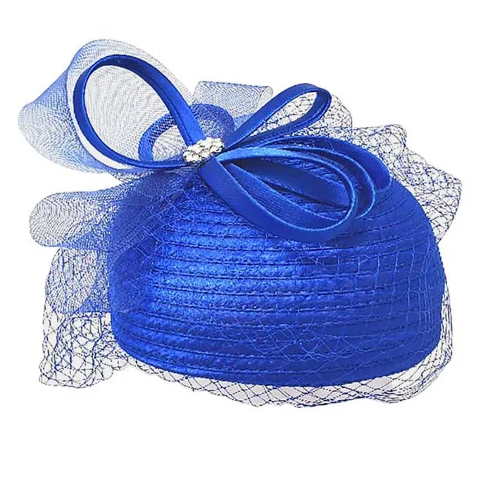 Bow Mesh Dressy Hat