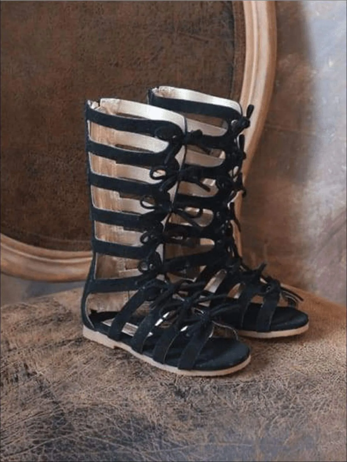 Bow Tie Gladiator Sandals By Liv and Mia