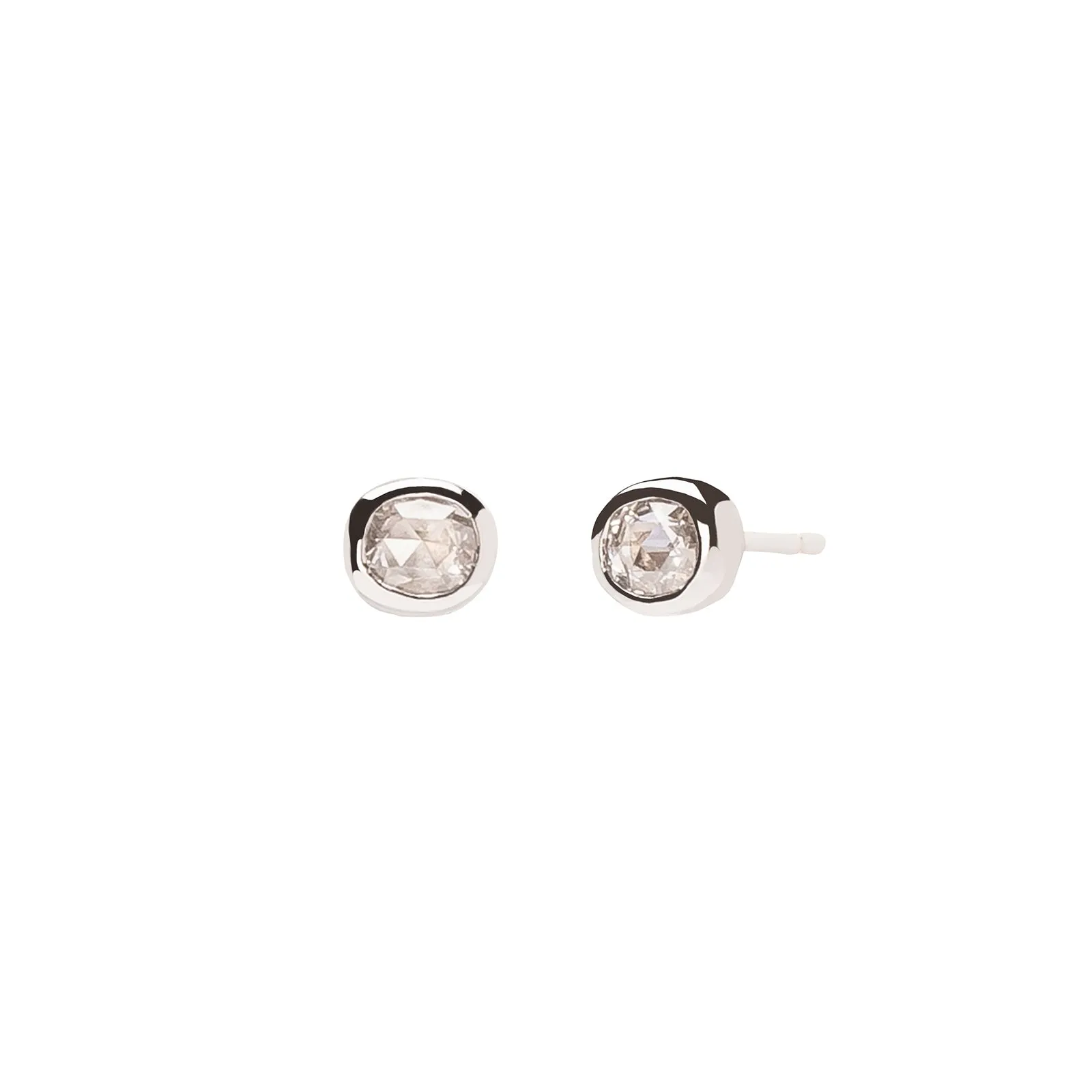 Bridal Diamond Studs - White Gold