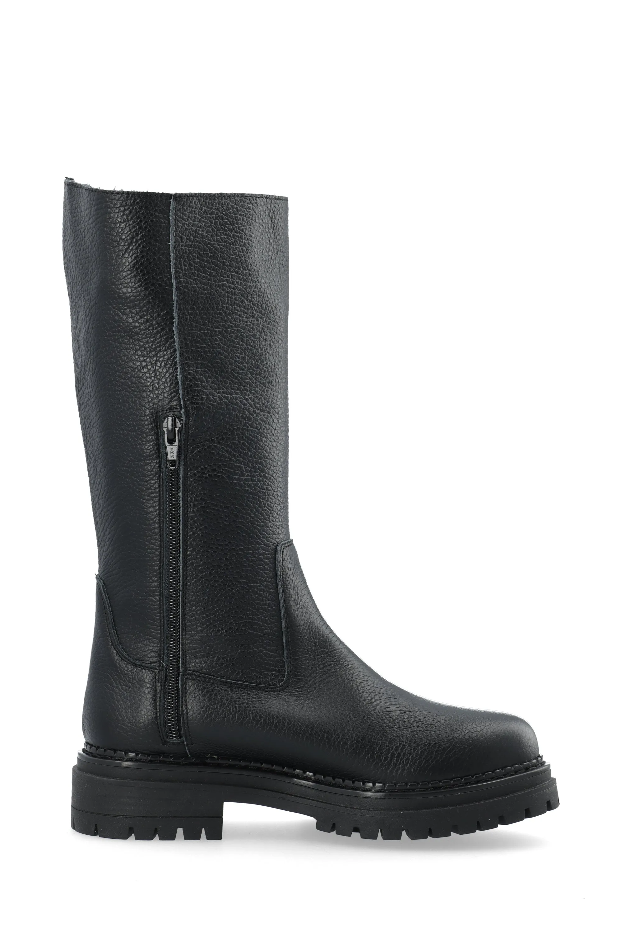 Caamalie Black High Leather Boots