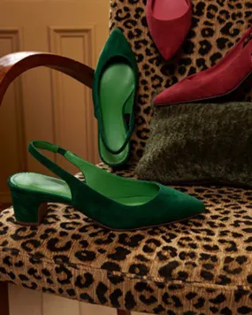 Calla Slingback in Green