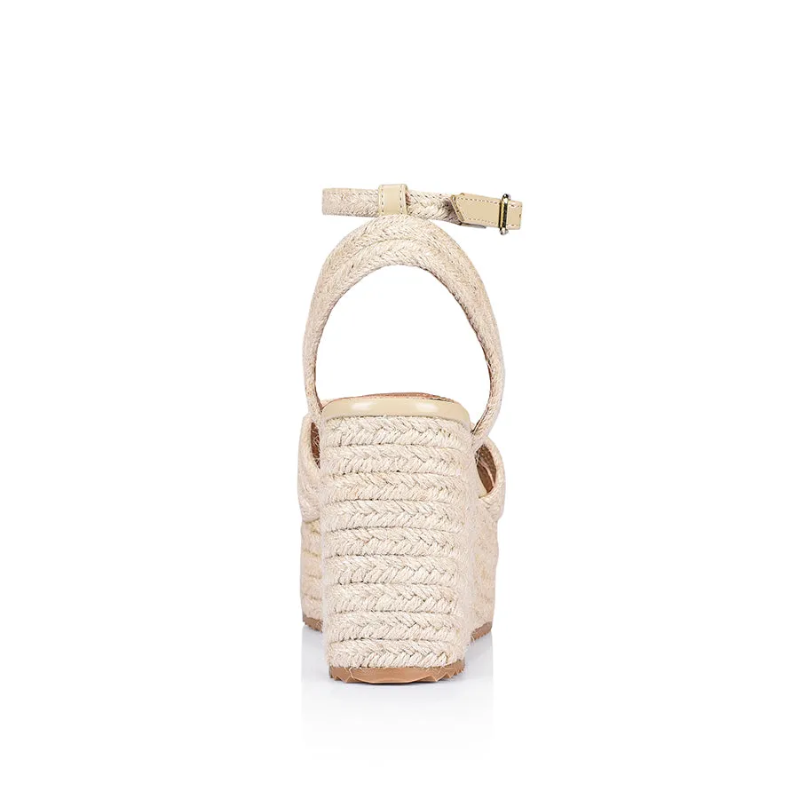 Callie Rope Wedges - Natural