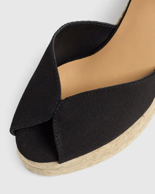 CASTANER ESPADRILLE BIANCA/8ED NEGRO