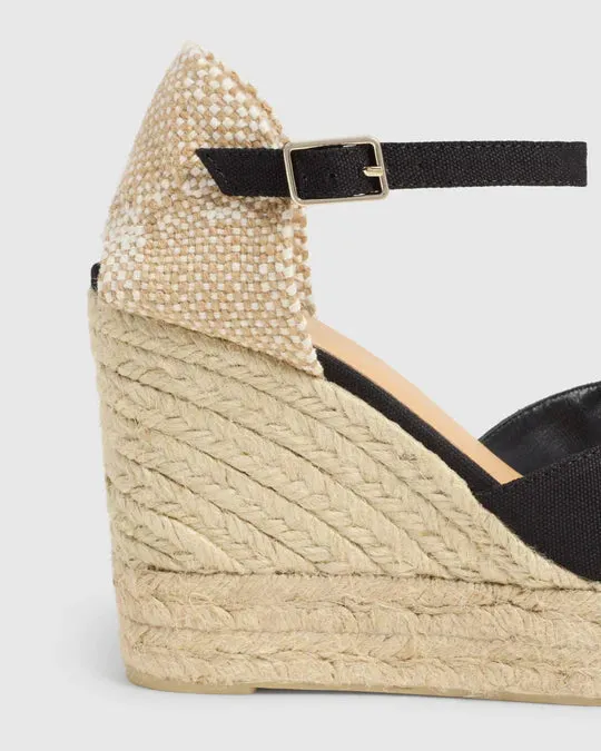 CASTANER ESPADRILLE BIANCA/8ED NEGRO