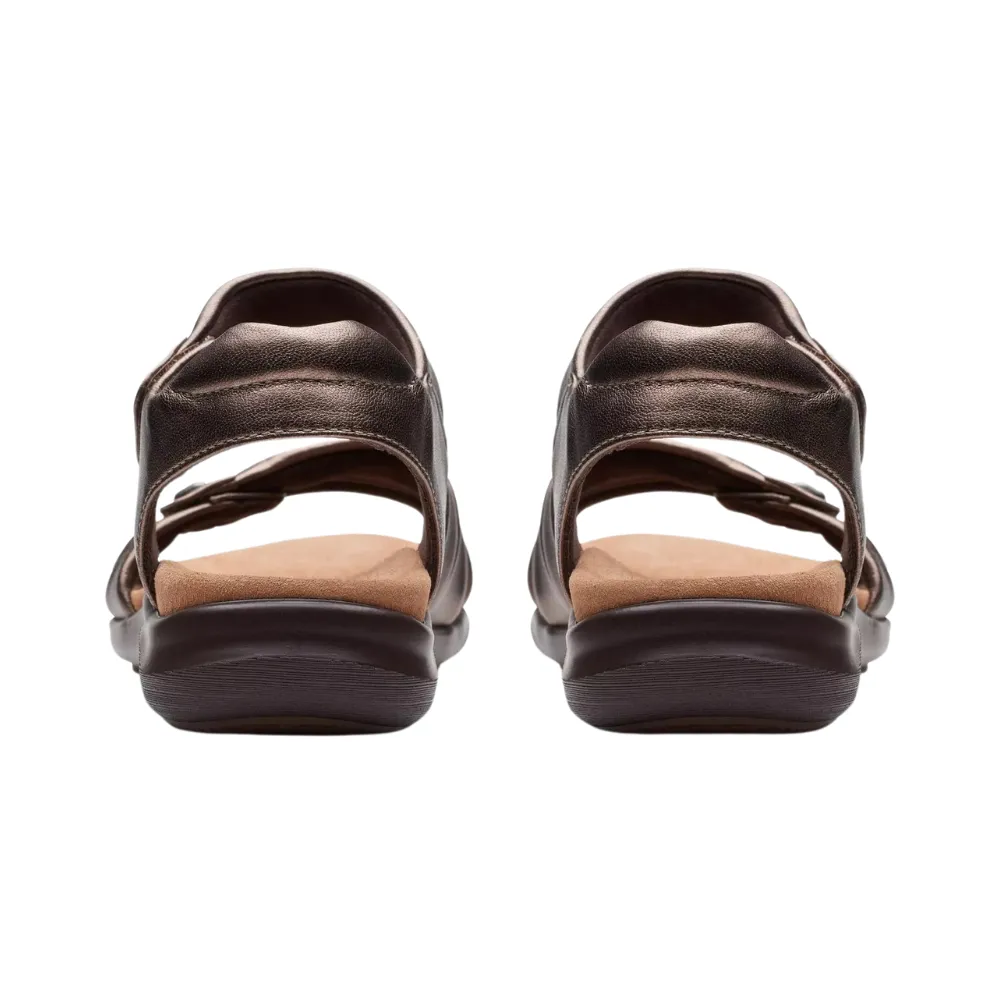 Clarks Kitly Ave Bronze Leather Sandal (Women's)