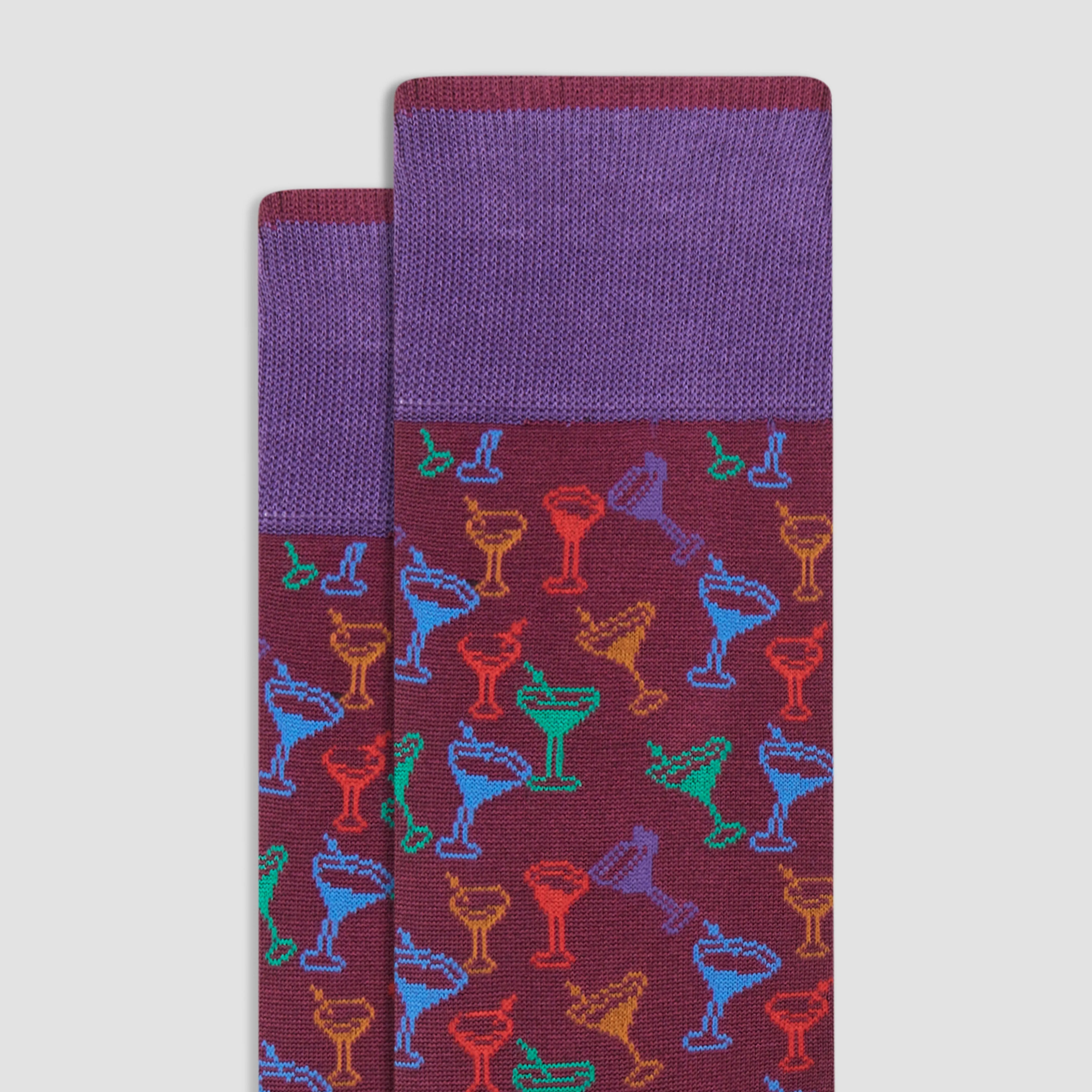 Cocktails Mid-Calf Socks