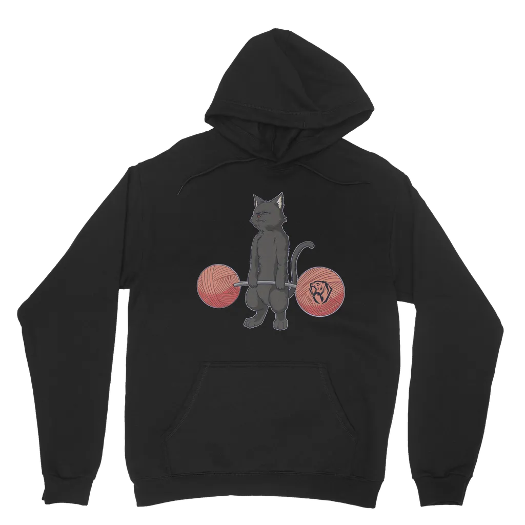 Deadlifting Black Cat Hoodie (UK)