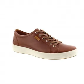 Ecco Mens Shoe Soft 7 Cognac