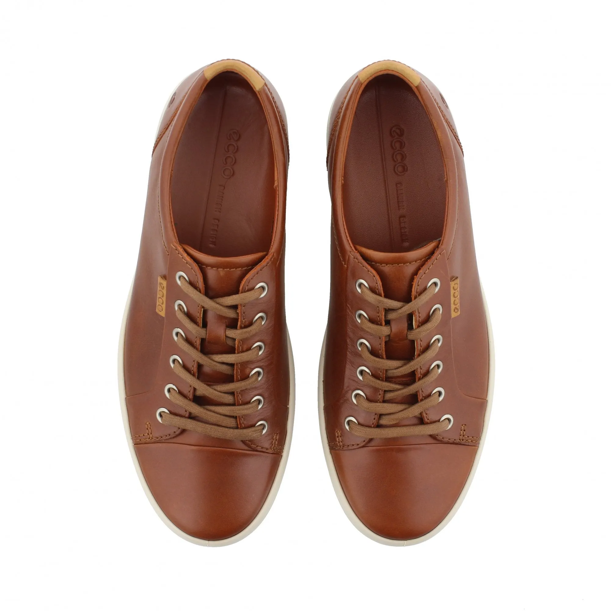 Ecco Mens Shoe Soft 7 Cognac