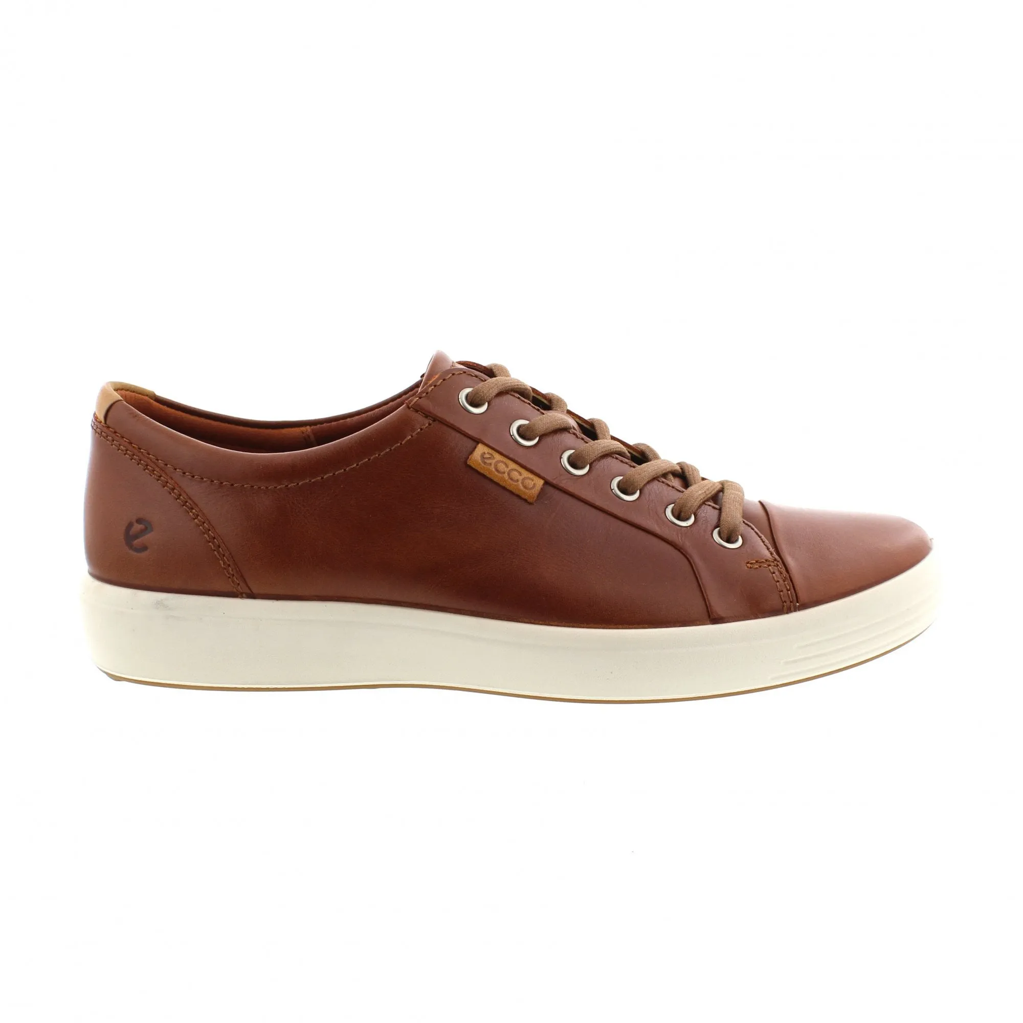 Ecco Mens Shoe Soft 7 Cognac