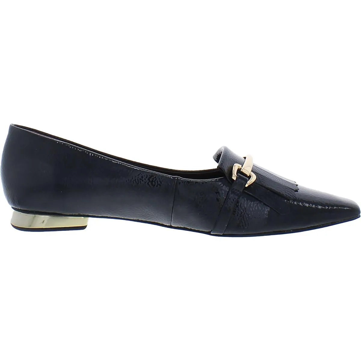 Franco Sarto Womens Rina Fold-Over Slip On Ballet Flats