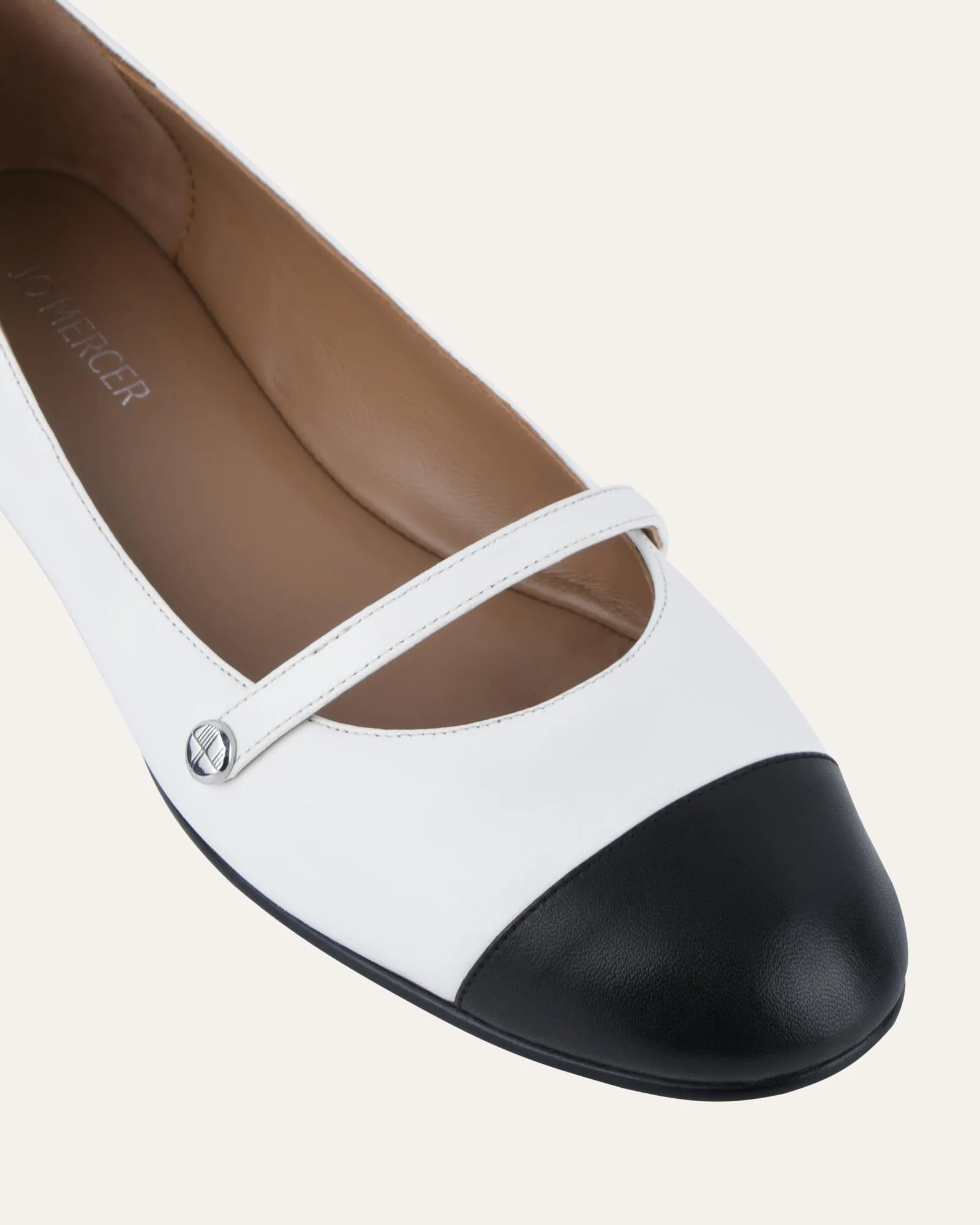 HEIDI DRESS FLATS WHITE MULTI