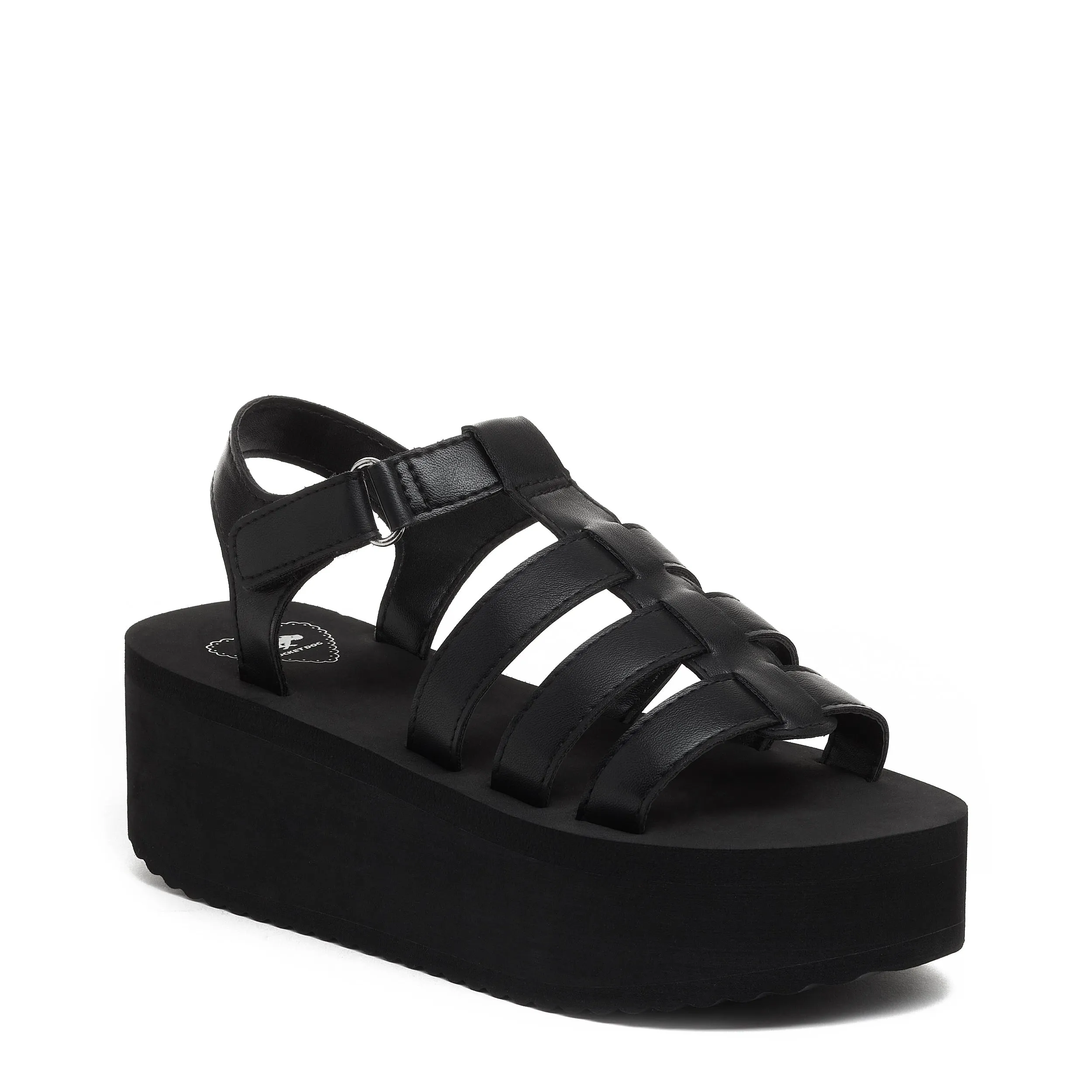 Helio Black Platform Sandals