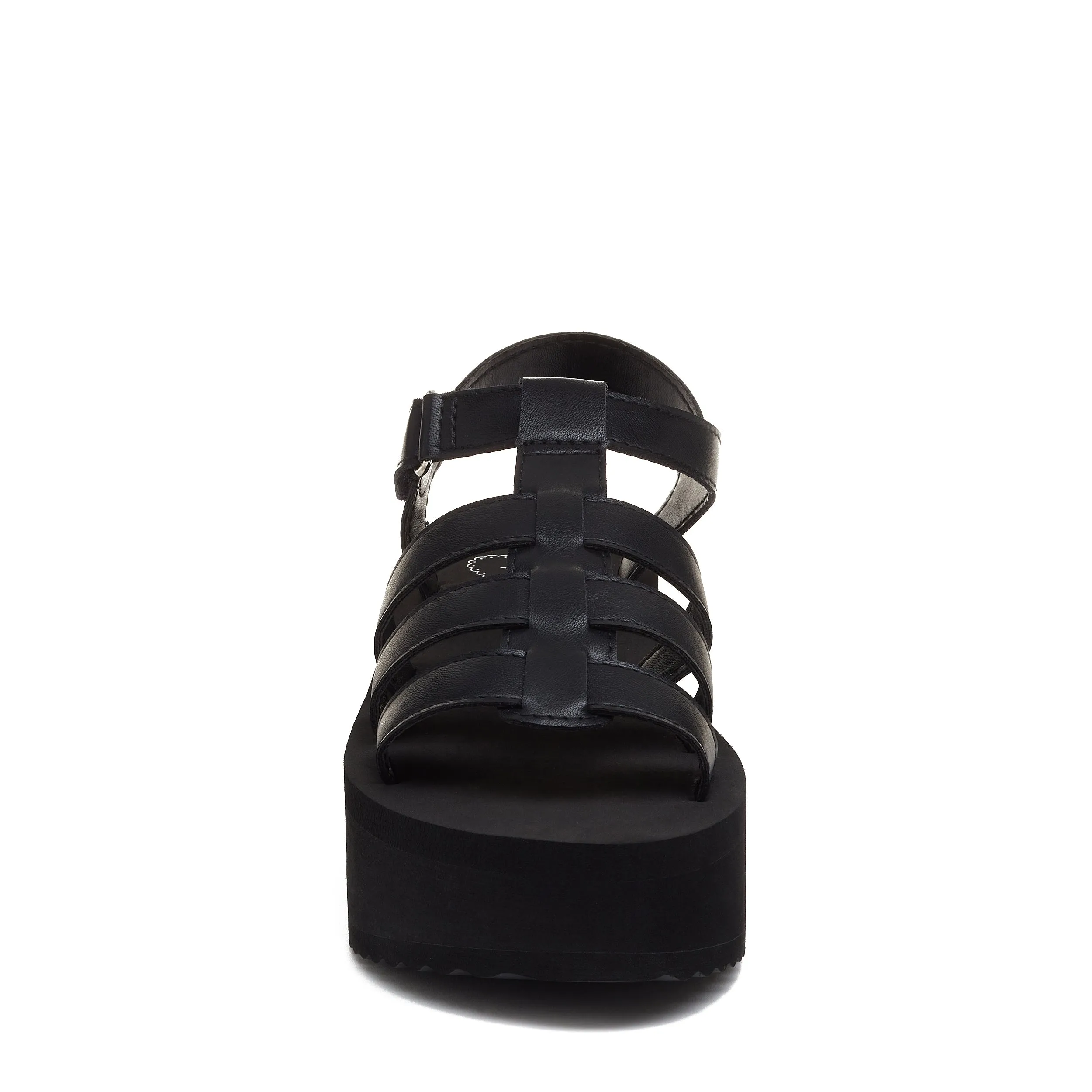 Helio Black Platform Sandals