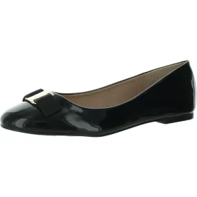 Journee Collection Womens Patent Slip On Ballet Flats