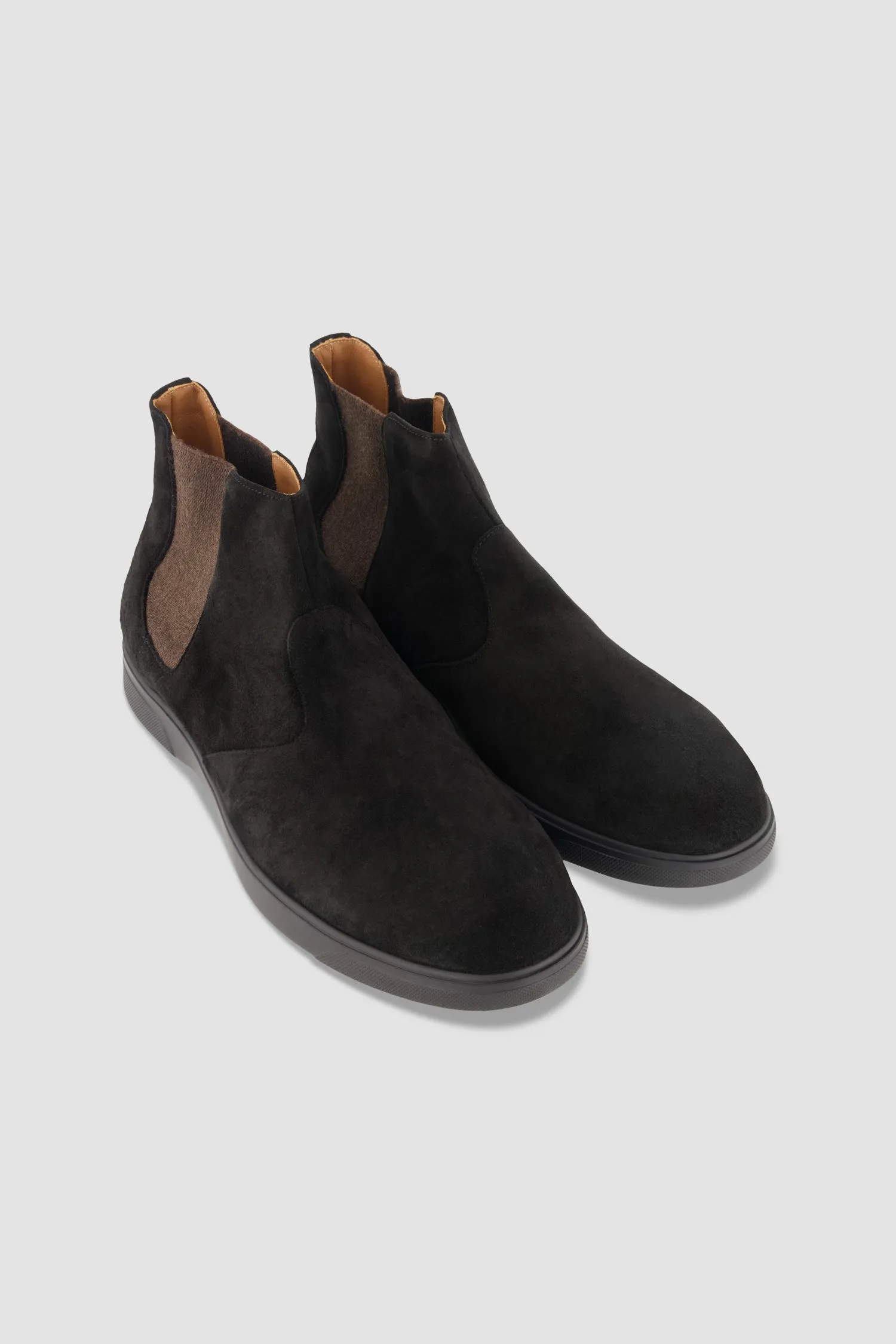 Kiton Black Ankle Boots