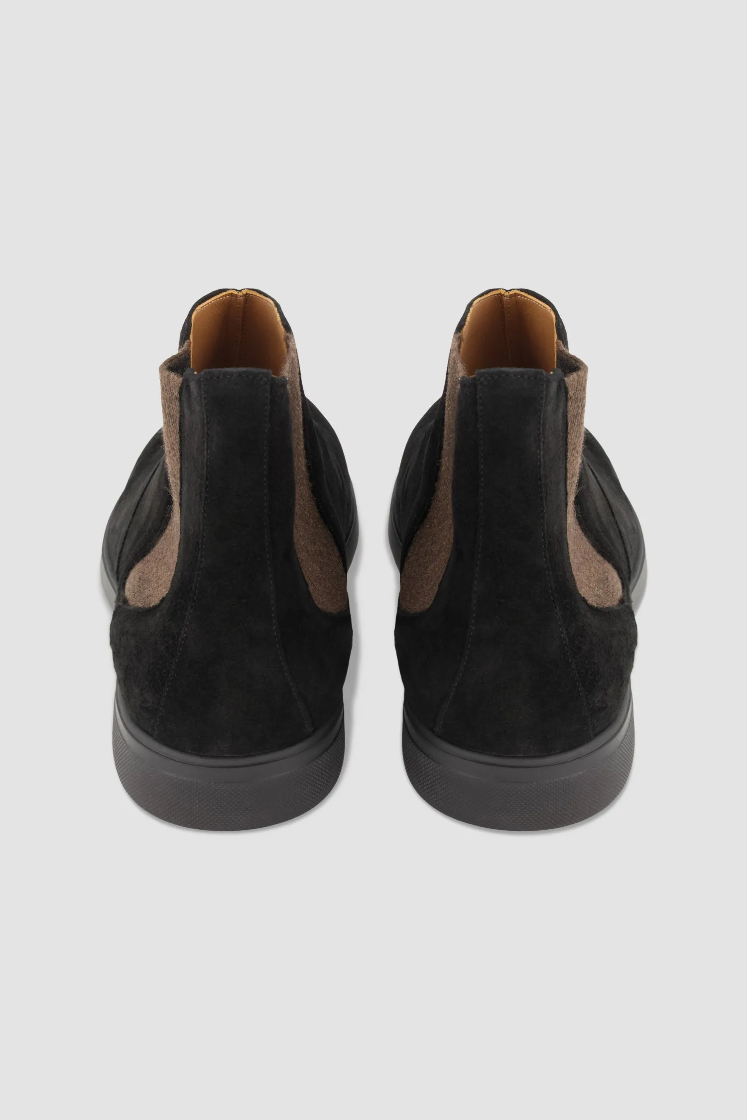 Kiton Black Ankle Boots