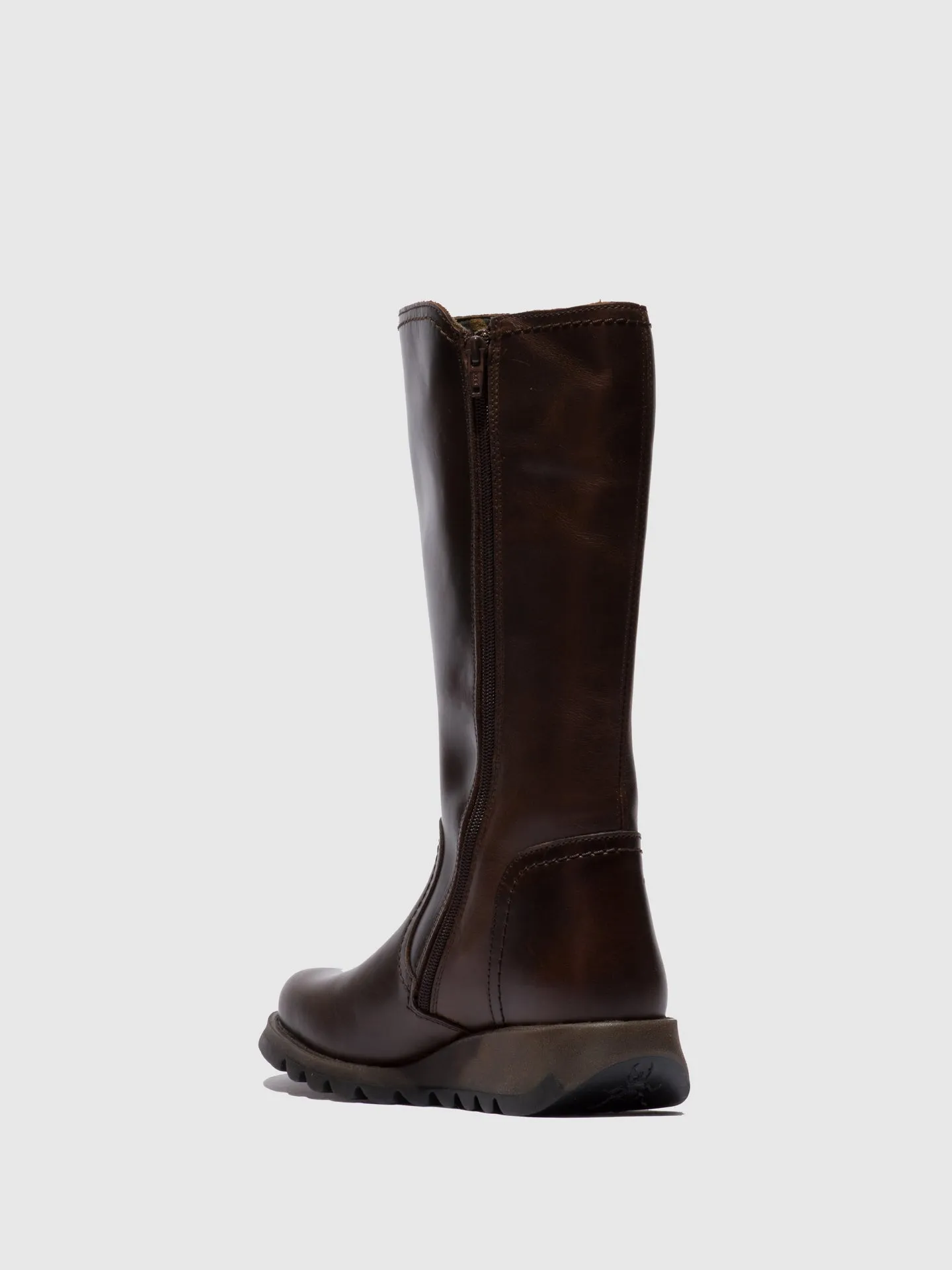 Knee-High Boots SHAP059FLY DK. BROWN