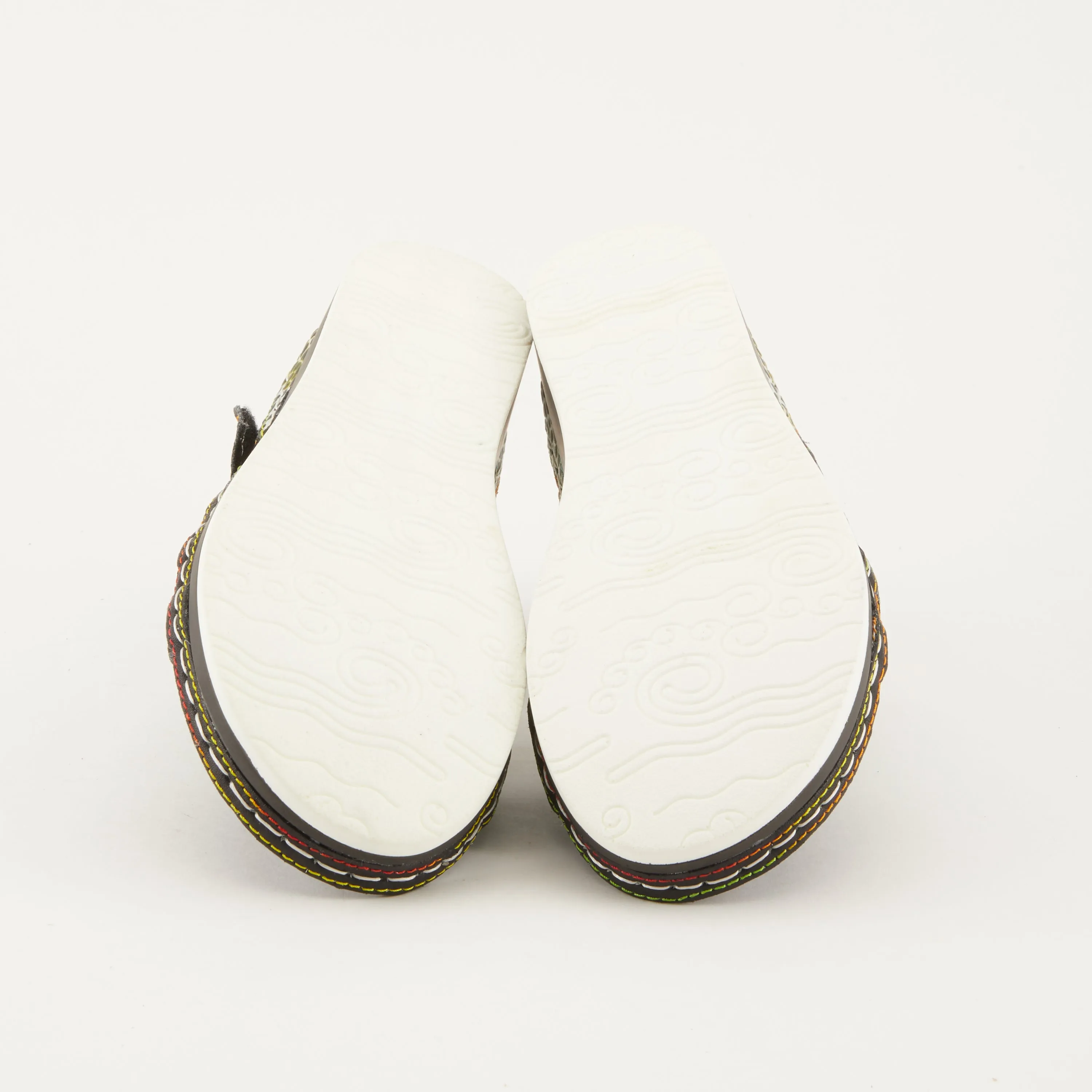 L'Artiste Caiman Slide Sandal