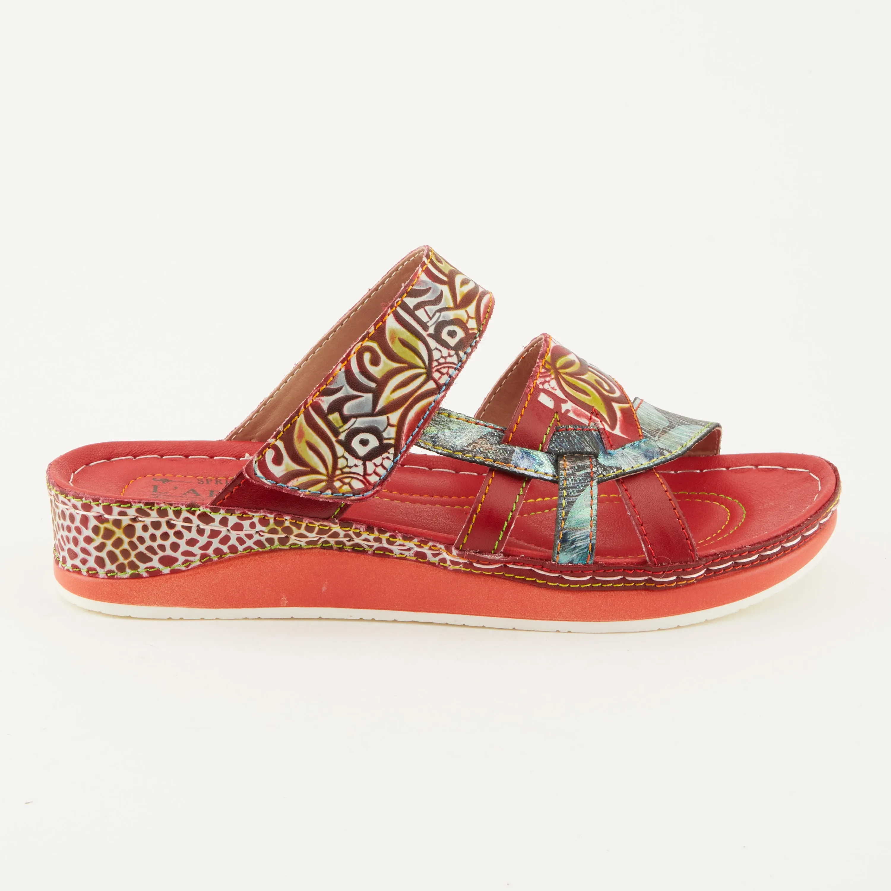 L'Artiste Caiman Slide Sandal