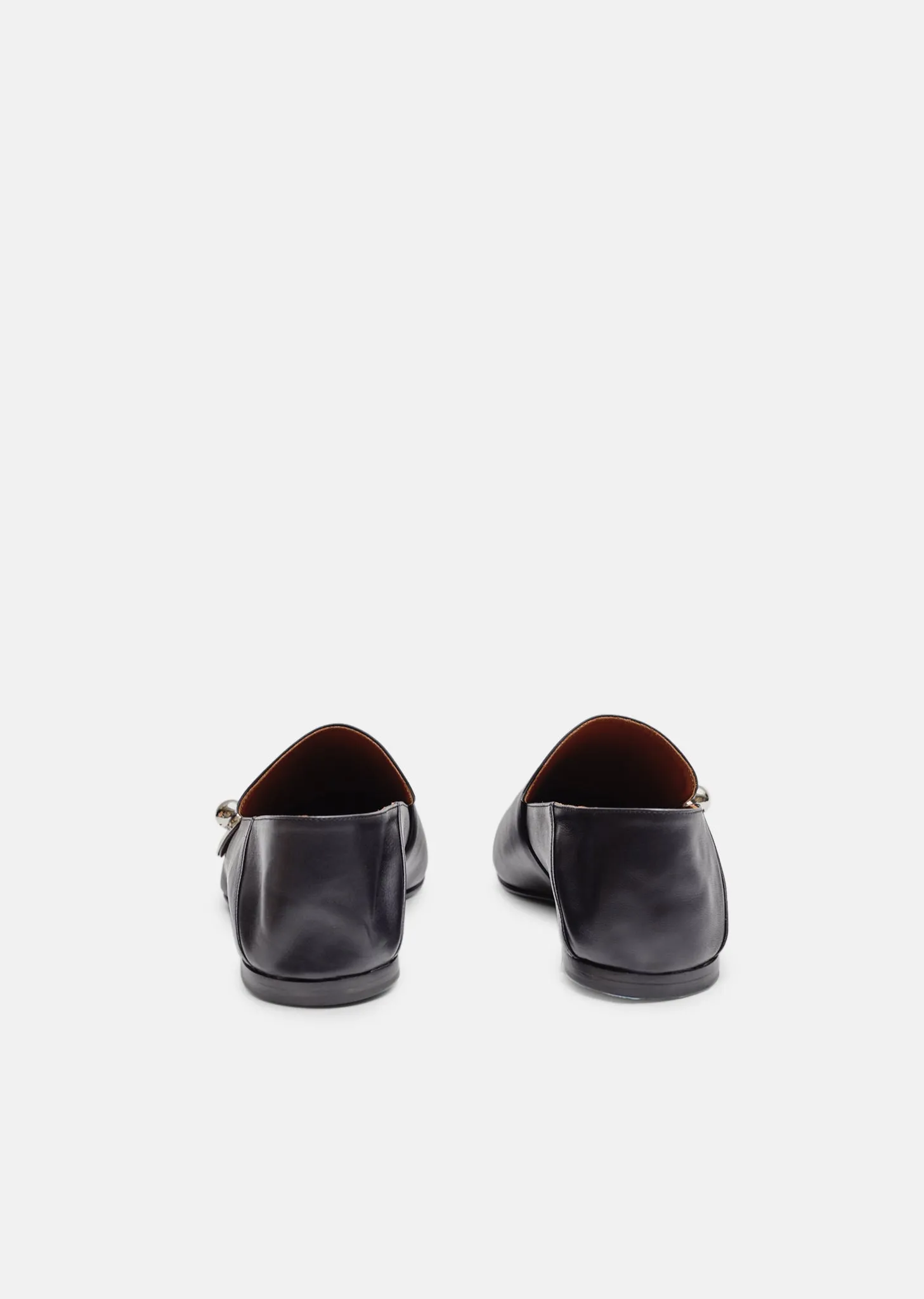 Leather Buckle Loafers