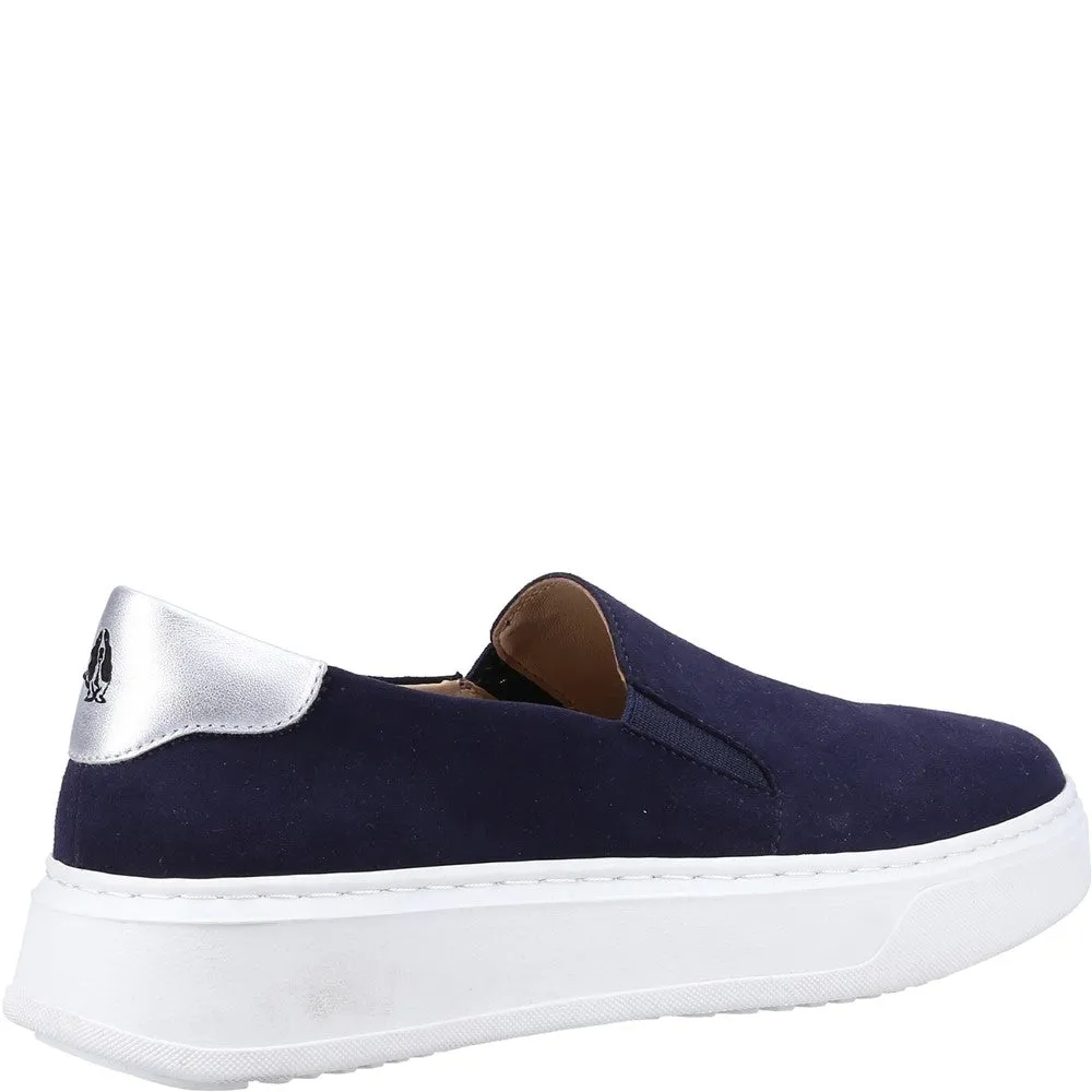 Navy Corinne Slip-On Cupsole Trainers