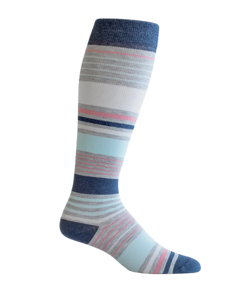 "Daylight Savings" Cotton Compression Socks by Top & Derby (15-20 mmHg) - SALE