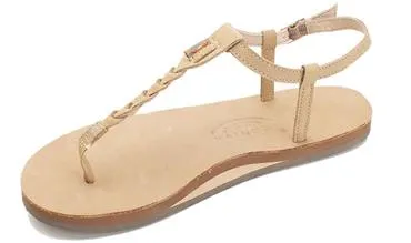 Rainbow Sandals Women's - T-Street - w/ Heel Strap - Sierra Brown