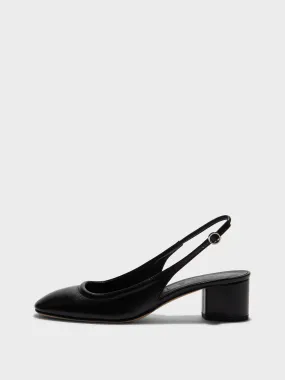 Romy Leather Slingback Pumps