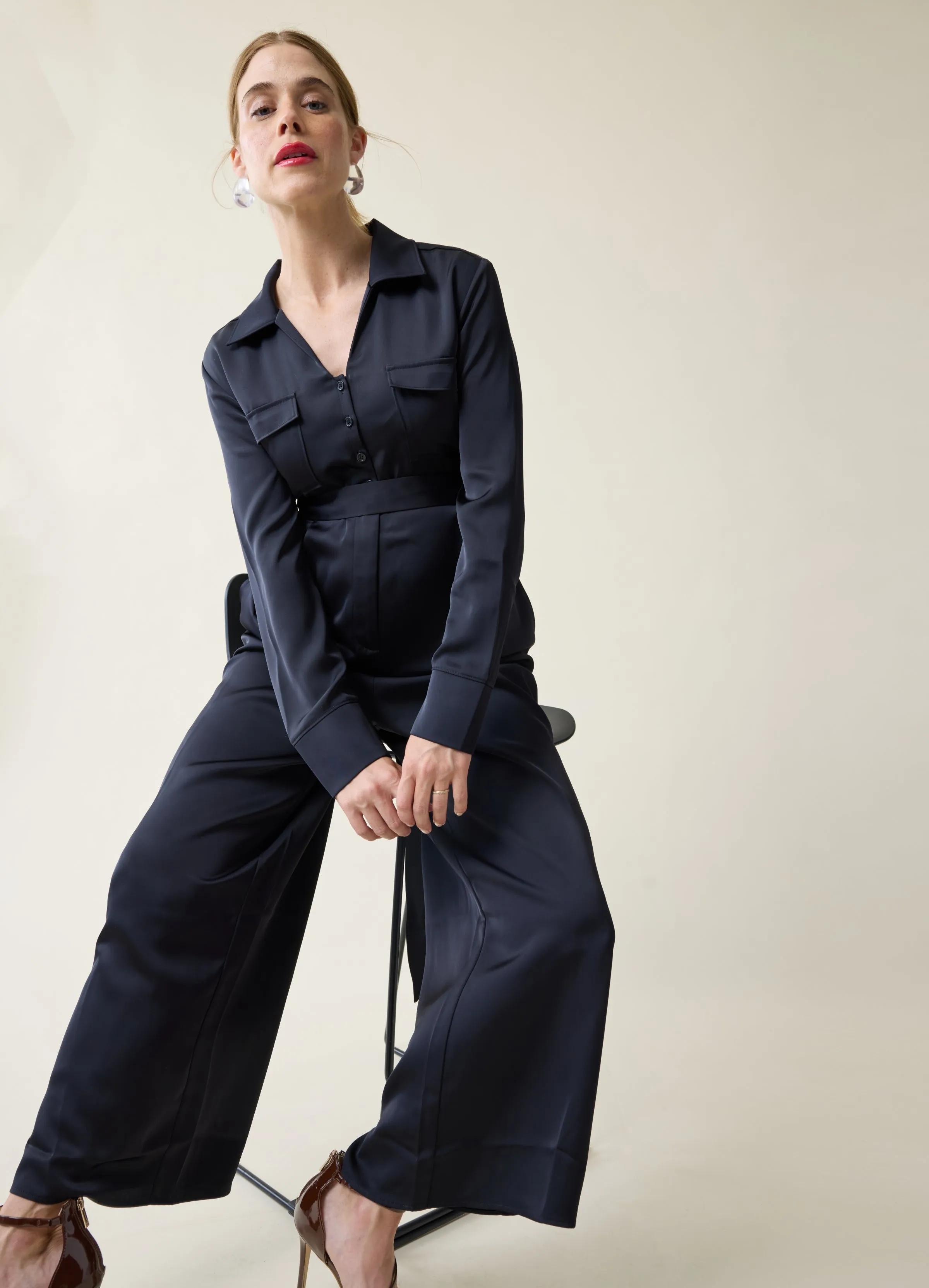 Sateen Jumpsuit