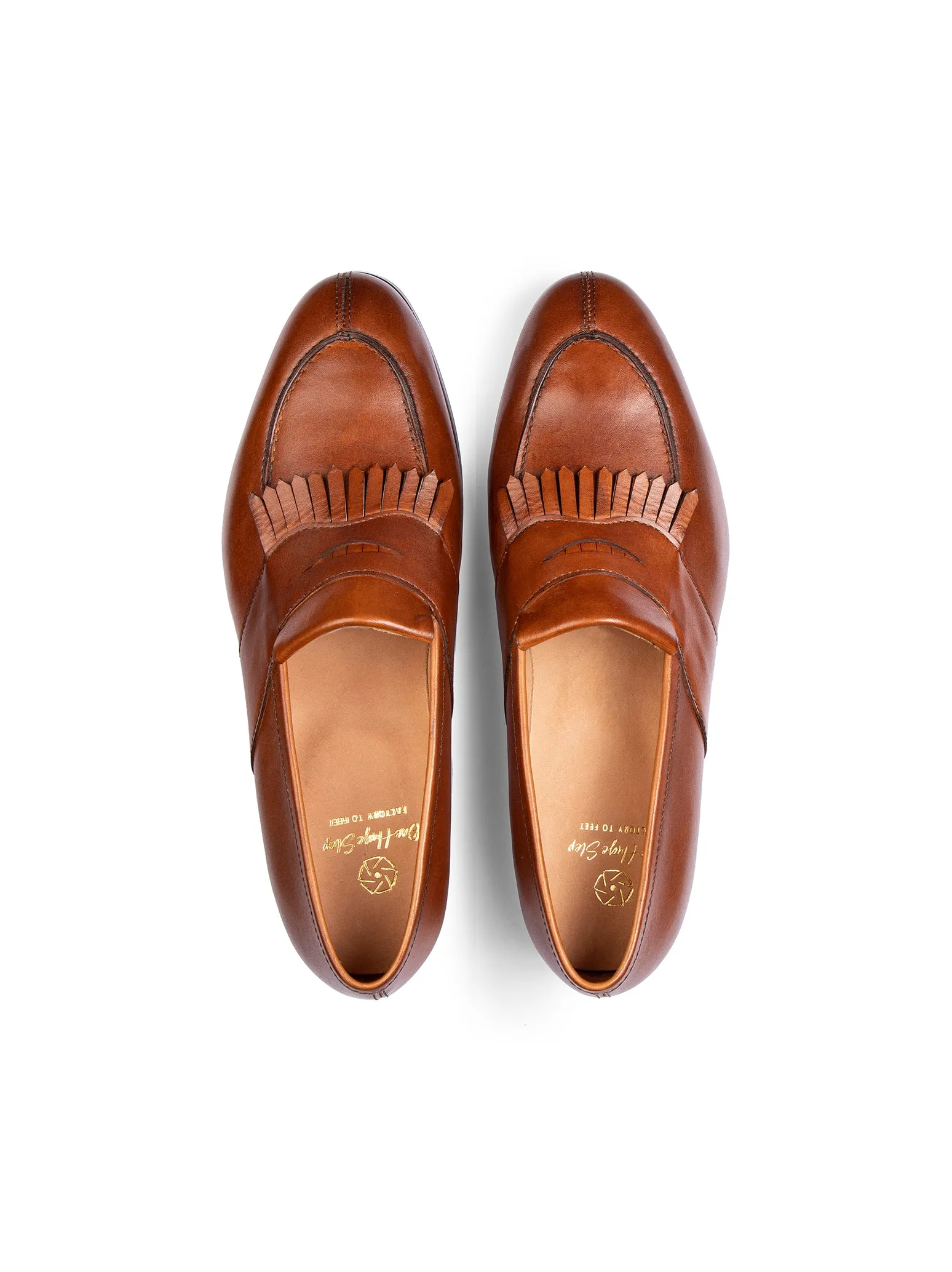 Split Toe Kiltie Loafer