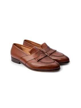 Split Toe Kiltie Loafer