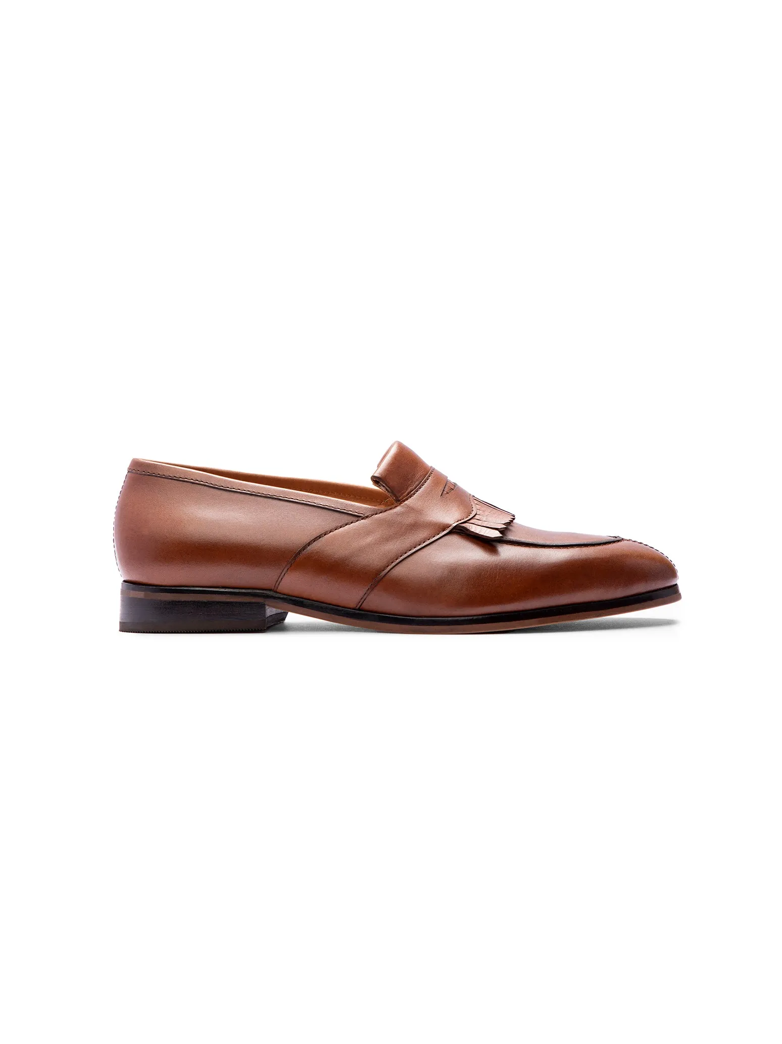 Split Toe Kiltie Loafer