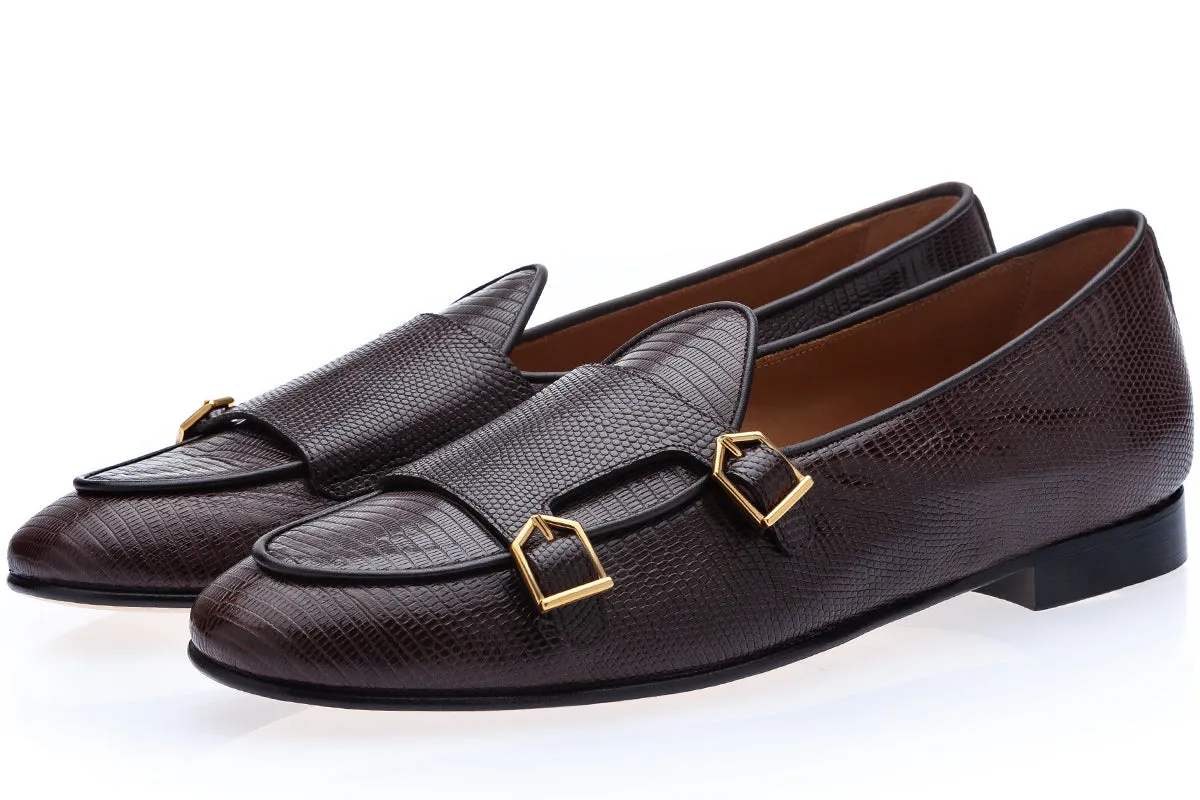 TANGERINE 7 TEJUS COCOA BELGIAN LOAFERS