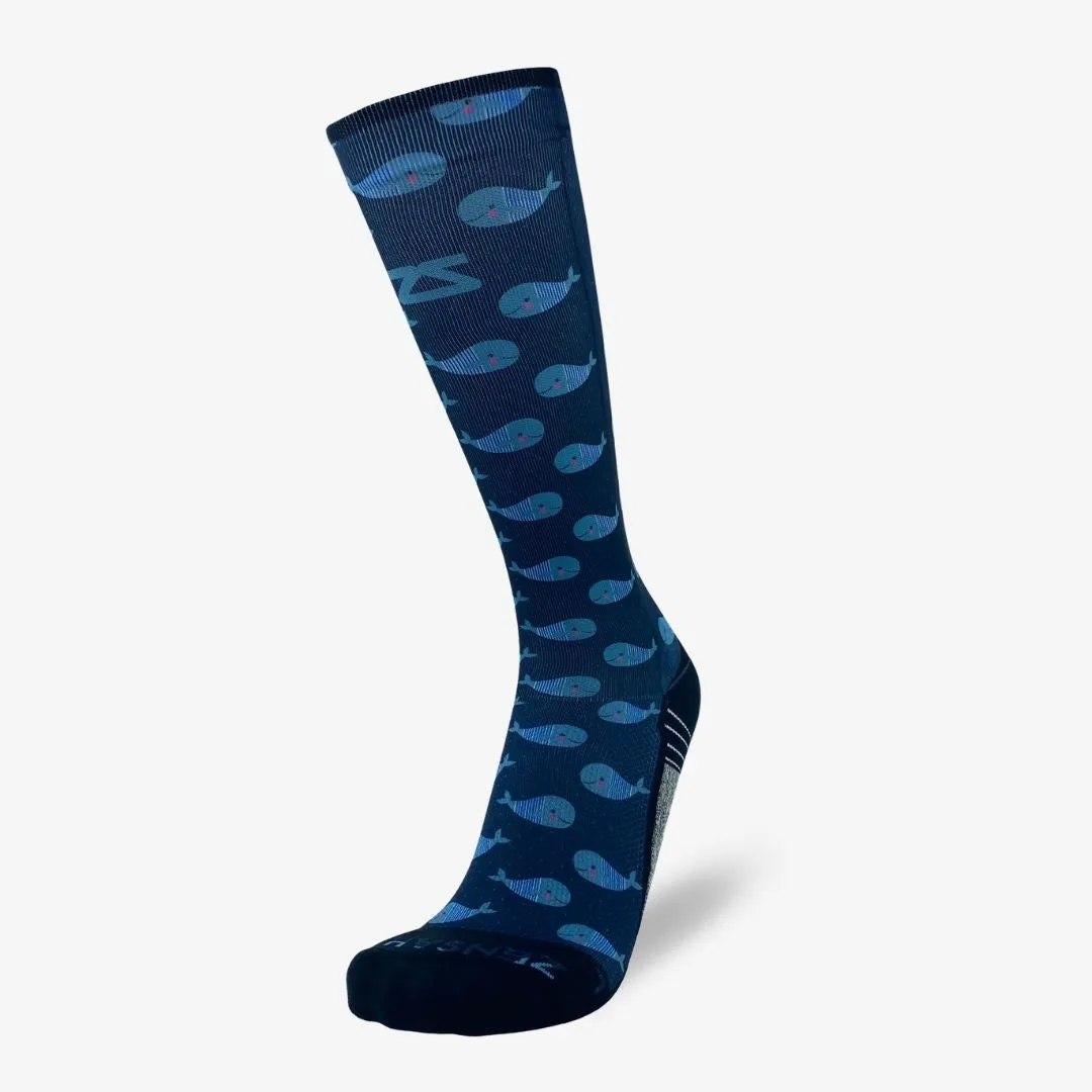 Whales Compression Socks (Knee-High)