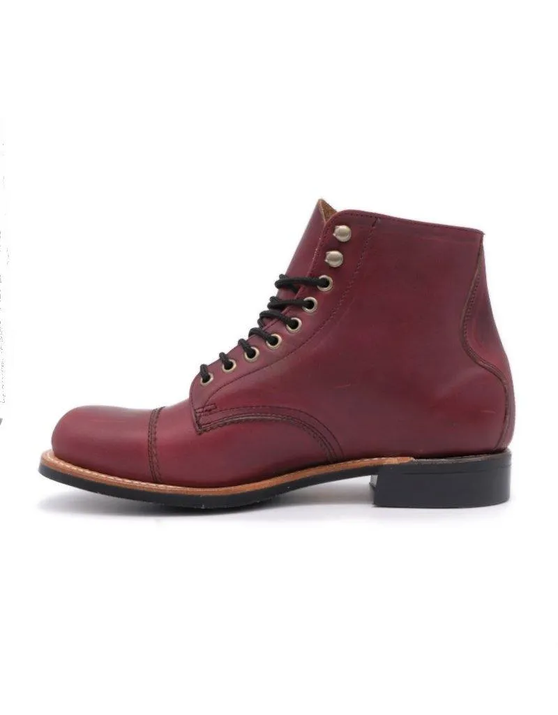 W.M Moorby Men Toe Cap Service Boot (2820) Cordovan